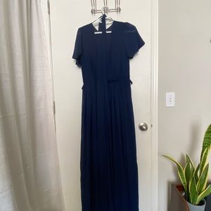 Baltic Born Navy Blue Wrap Dress - Never Worn